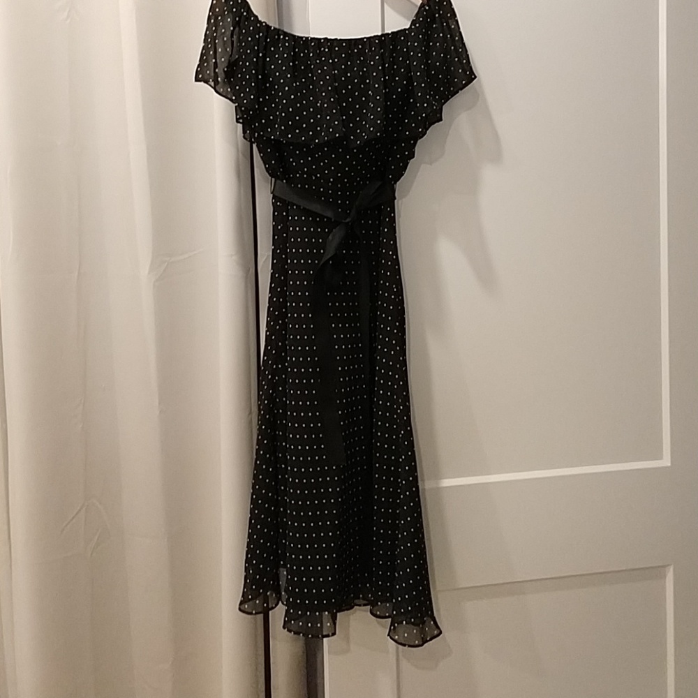 Black and White polka dot dress